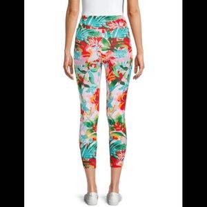 ❤️3X20 NO BOUNDARIES Vibrant Floral Print Casual Legging’s Pants | S 3-5